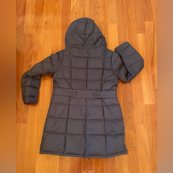 MK Puffer Coat MICHAEL KORS Coat Women PACKABLE DOWN FILL Gray / Red Coat Sz L - Picture 8 of 16